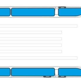 CARBEST Vnitřní termoclona pro Mercedes Vito/Viano/Vito Tourer/V-třída V Varianta: MB Vito/Viano 2004 - 2014, Extra DR - 8 ks