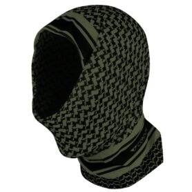 CONDOR OUTDOOR šátek MULTI-WRAP multifunkční SHEMAGH ČERNO-ZELENÝ