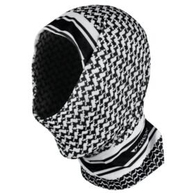 CONDOR OUTDOOR šátek MULTI-WRAP multifunkční SHEMAGH ČERNO-BÍLÝ