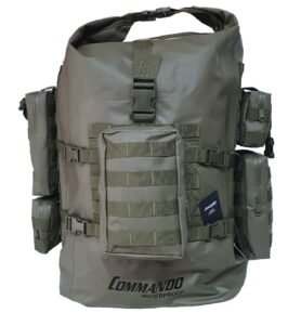Commando batoh ARMY-X-TREME 70l nepromokavý s kapsami ZELENÝ