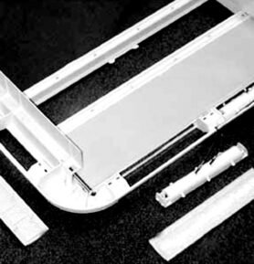 DOMETIC Náhradní sklo střešní kapoty Heki 2 bez nástavců