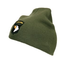 FOSTEX čepice 101st AIRBORNE pletená ZELENÁ