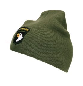 FOSTEX čepice 101st AIRBORNE pletená ZELENÁ