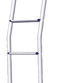 THULE Hliníkový žebřík 4 stupně 126 cm