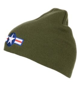 FOSTEX čepice pletená BEANIE WWII AIR FORCE ZELENÁ