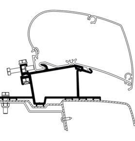 Střešní adaptér Thule Omnistor pro Renault/Opel