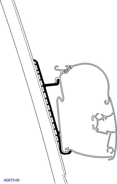 THULE Adaptér markýzy Omnistor pro Fiat Ducato H3 od roku 2007