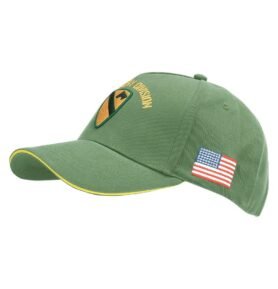 FOSTEX čepice baseball US CAVALRY WWII 3D ZELENÁ