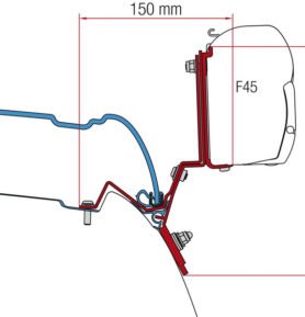 Adaptér Fiamma pro markýzu F35 Pro pro vozidlo MB Marco Polo s výsuvnou střechou