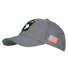 FOSTEX čepice baseball 101st AIRBORNE ŠEDÁ