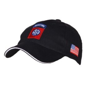 FOSTEX čepice baseball 82nd AIRBORNE ČERNÁ