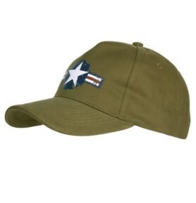 FOSTEX čepice baseball USAF WWII ZELENÁ