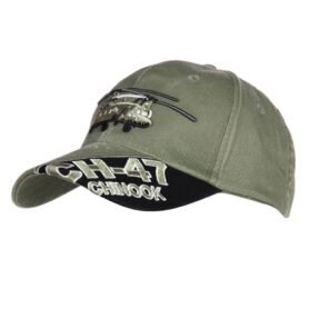 FOSTEX čepice baseball s helikoptérou CH-47 ZELENÁ