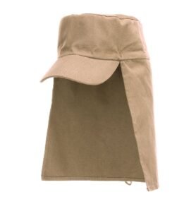 FOSTEX čepice s kšiltem LEGION s ochranou krku PÍSKOVÁ