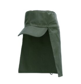 FOSTEX čepice s kšiltem LEGION s ochranou krku ZELENÁ