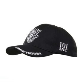 101INC čepice dětská S LEBKOU FlexFit ČERNÁ