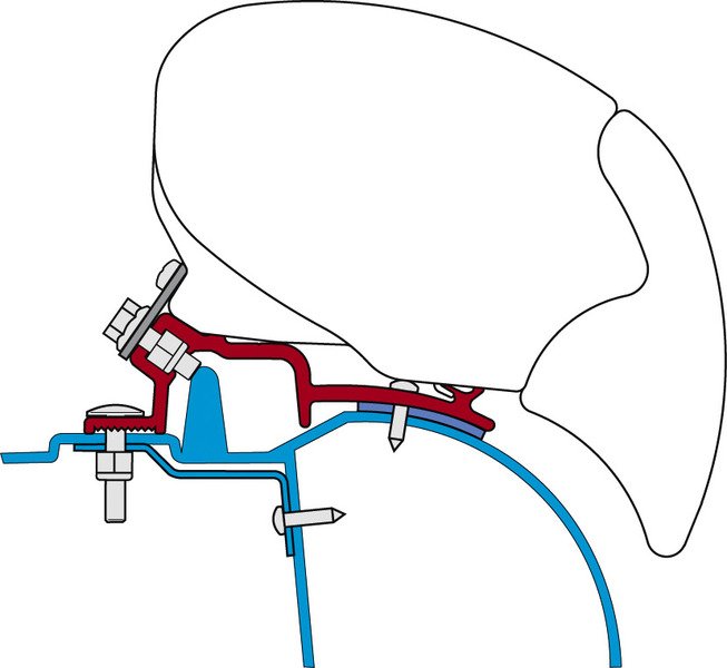 Adaptér Fiamma F65 pro Renault Master/Opel Movano do roku výroby 2010