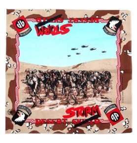 FOSTEX šátek AIRBORNE 82/101 DESERT STORM 6col desert