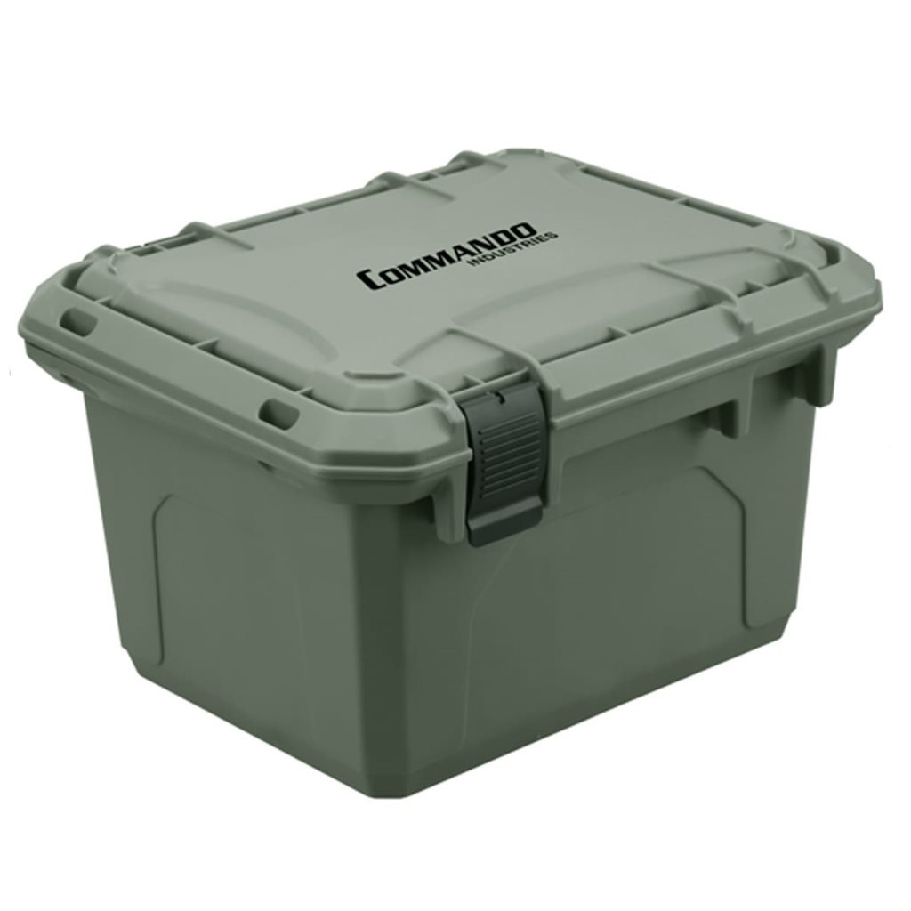 Commando bedna/box přepravní OUTDOOR STORAGE plast ZELENÁ