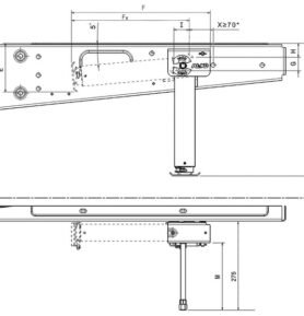 Zvedací podpěry Al-KO ClickFix - Mechanické provedení