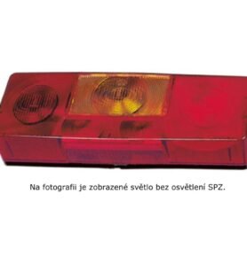 Zadní světlo Jokon - blinkr, brzdové a zadní světlo vpavo se zadní mlhovkou a osvětlením SPZ