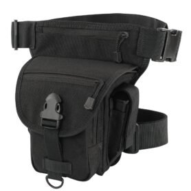 CONDOR OUTDOOR ledvinka CROSS OVER LEG s popruhem ČERNÁ