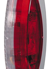 HELLA Obrysové svítidlo červená/bílá vlevo šedá základní deska