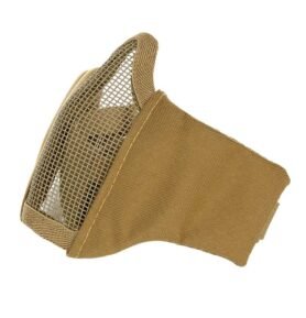 101INC maska AIRSOFT polstrovaná s mřížkou COYOTE