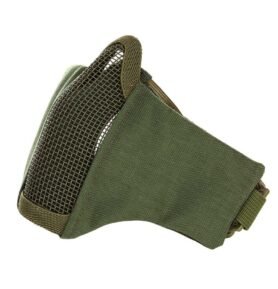 101INC maska AIRSOFT polstrovaná s mřížkou ZELENÁ