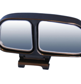 H.A.B.A. Dvojité úhlové zrcátko Herkules pro upevnění na vnější zrcátka - vlevo