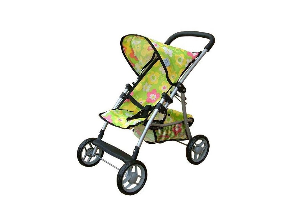 Doris Kočárek pro panenky sportovní 9304 zelený