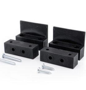 THITRONIK Montážní adaptér pro rádiové kontakty, sada 2 kusů, černý