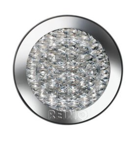 LED brzdové zadní světlo Jokon - čiré, kulaté