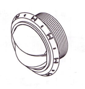 Webasto Výstup uzavíratelný pro trubky 60 mm