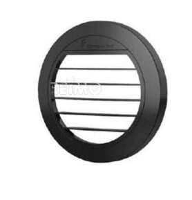 Eberspächer Plochý výdech 0° pro topné systémy AIRTRONIC S3, D2 - černý