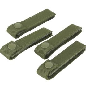 CONDOR OUTDOOR poutka pro upevnění výstroje MODULAR 10cm/4ks ZELENÉ