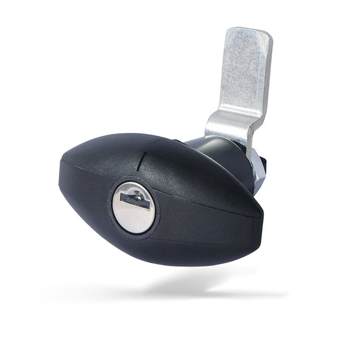 STS Oberholz Otočný zámek víka zavazadlového prostoru ELLIPSE - černý