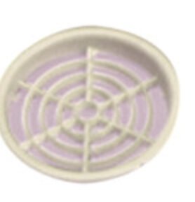 REIMO Nábytková větrací mřížka 60 mm kulatá (krémová)