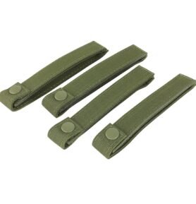 CONDOR OUTDOOR poutka pro upevnění výstroje MODULAR 15cm/4ks ZELENÉ