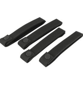 CONDOR OUTDOOR poutka pro upevnění výstroje MODULAR 15cm/4ks ČERNÉ