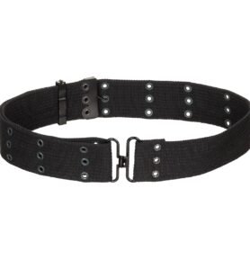 MFH opasek široký US typ LC1 s kovovou sponou ČERNÝ
