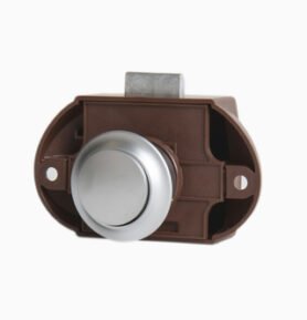 REIMO Kompletní nábytkový zámek Push Lock Barva: Matný chrom