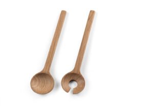 Bitz Salátové náčiní dub 24 cm (sada 2 ks)