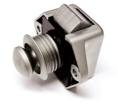 REIMO Nábytkový zámek Push Lock Mini - matná stříbrná