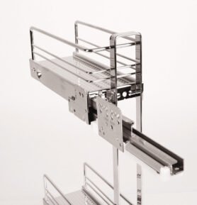 REIMO Hliníková nábytková galerie stříbrná rm., Ø 10 mm