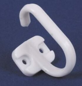 REIMO Záclonový věšák plastový světle šedý