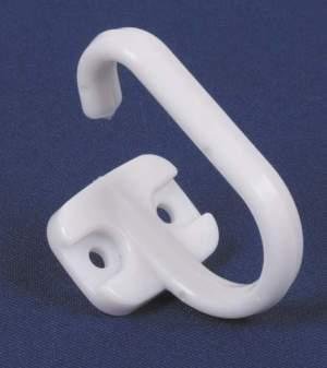 REIMO Záclonový věšák plastový světle šedý