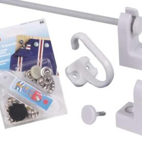 REIMO Sada pro upevnění záclon Délka: 15 metrů