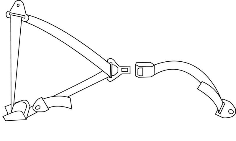 REIMO Tříbodový bezpečnostní pás pro Variobank 333