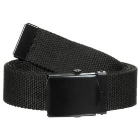 MFH opasek s kovovou přezkou 30 mm ČERNÝ
